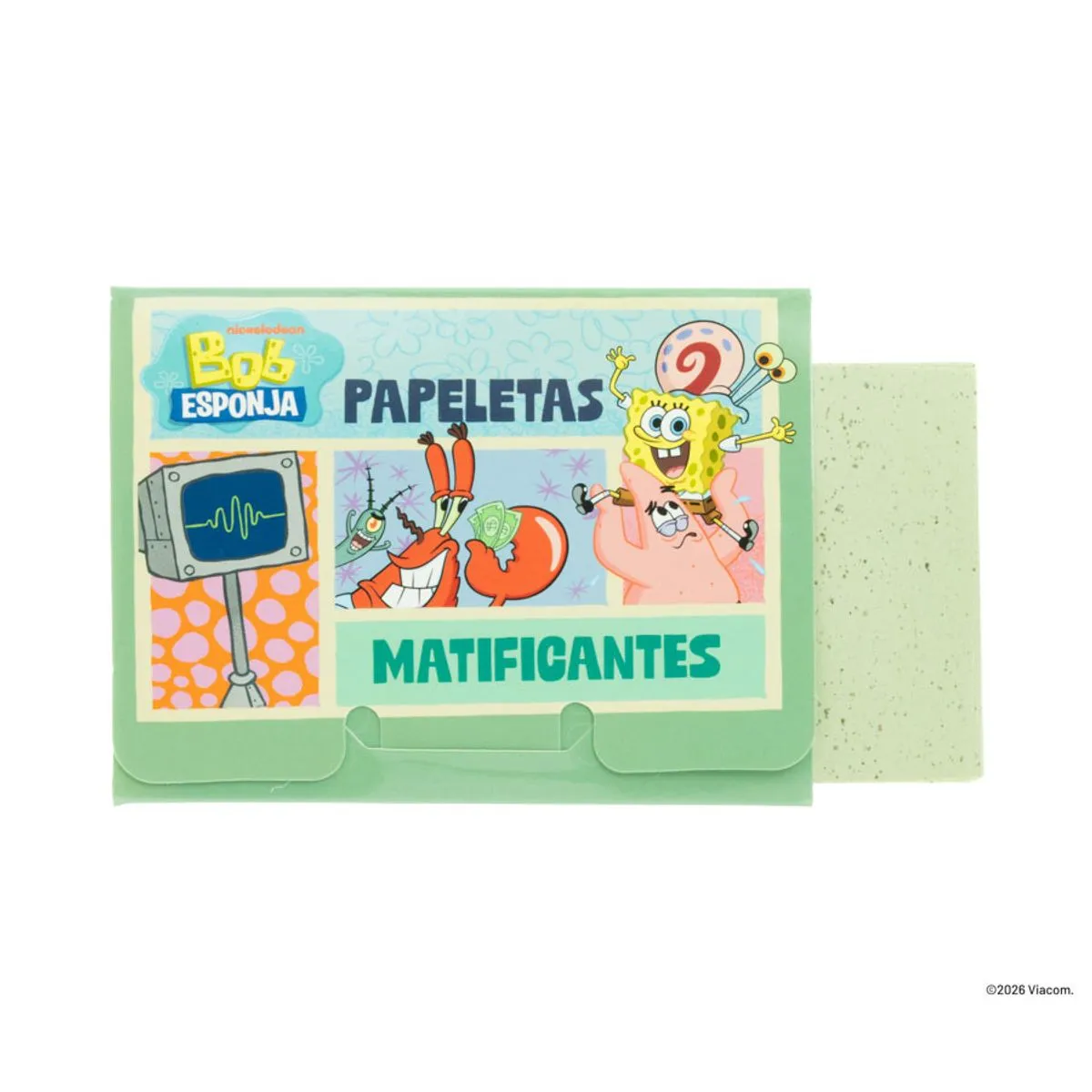 Papeletas Matificantes Bob Esponja