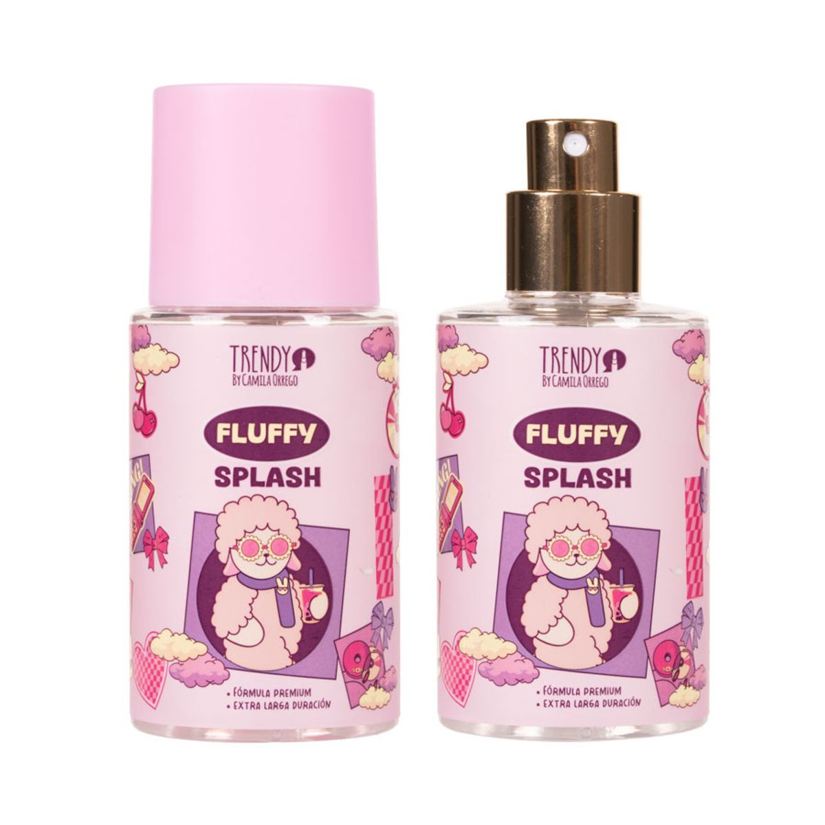 Splash Fluffy Rosado